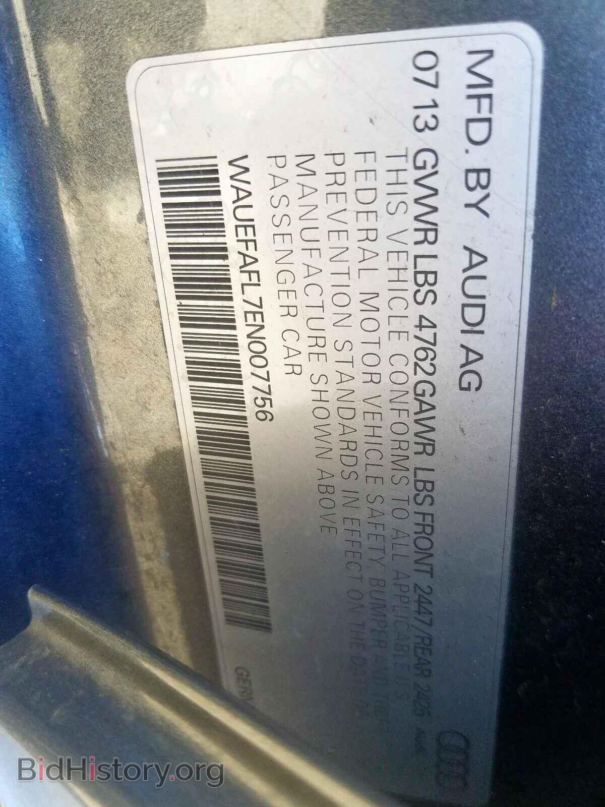 2014 AUDI A4 - VIN: WAUEFAFL7EN007756 - Фото 10