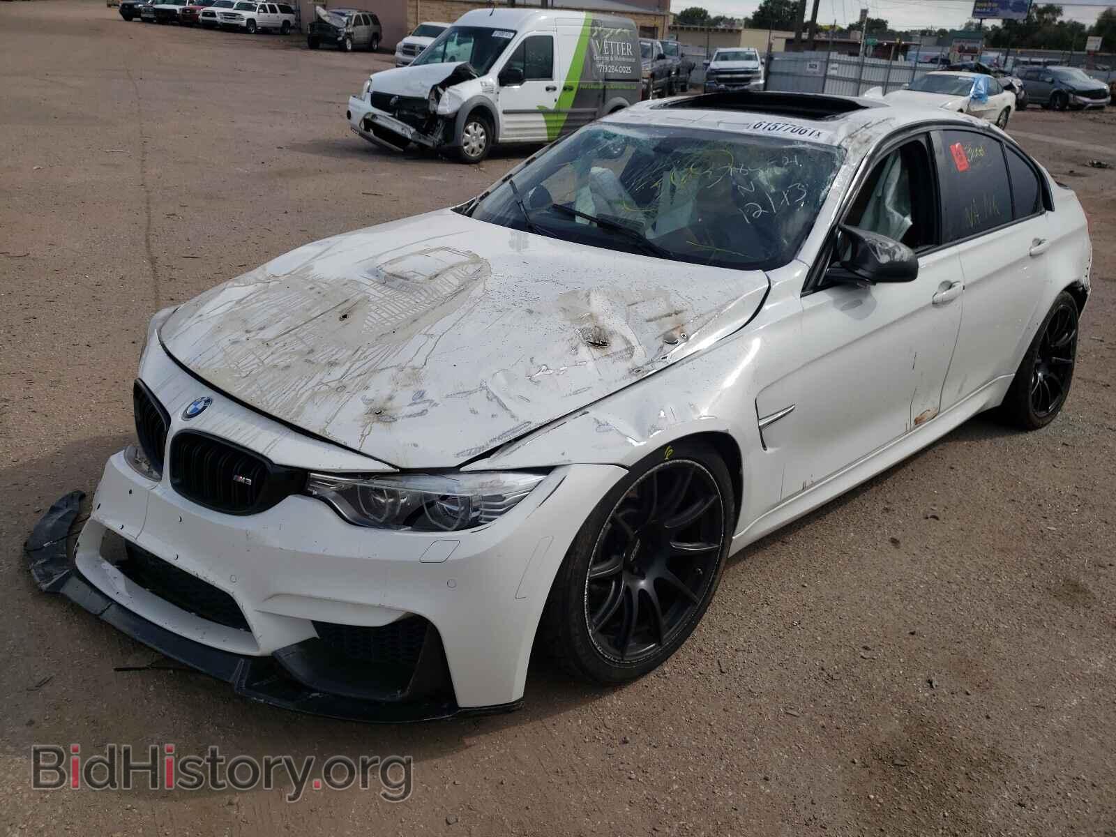 2015 BMW M3 - VIN: WBS3C9C56FP804862 - Фото 2