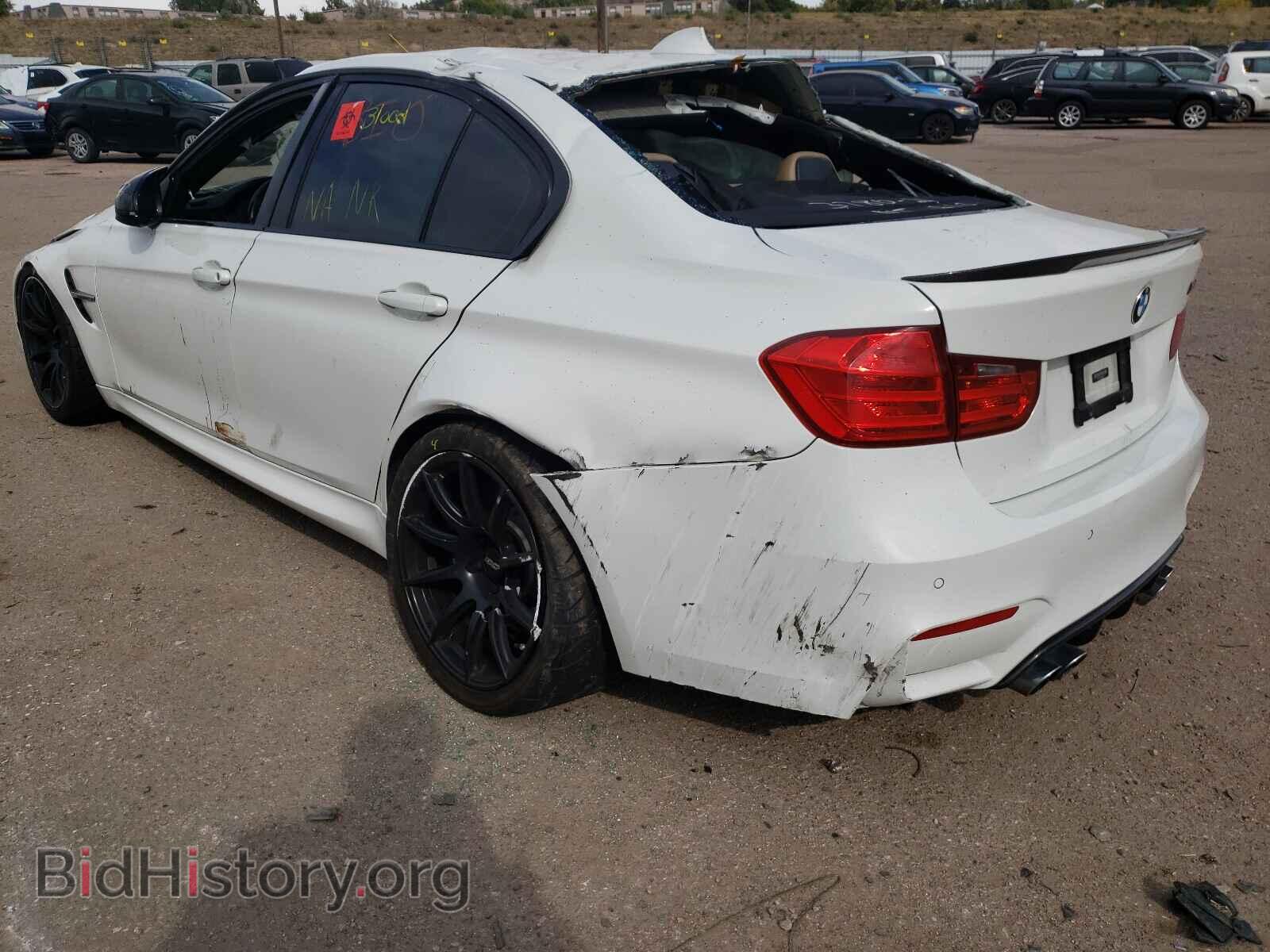 2015 BMW M3 - VIN: WBS3C9C56FP804862 - Фото 3