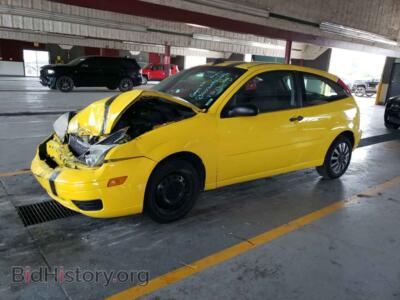 2006 Ford FOCUS Focus ZX3, желтый — VIN 1FAFP31N96W230830, Copart