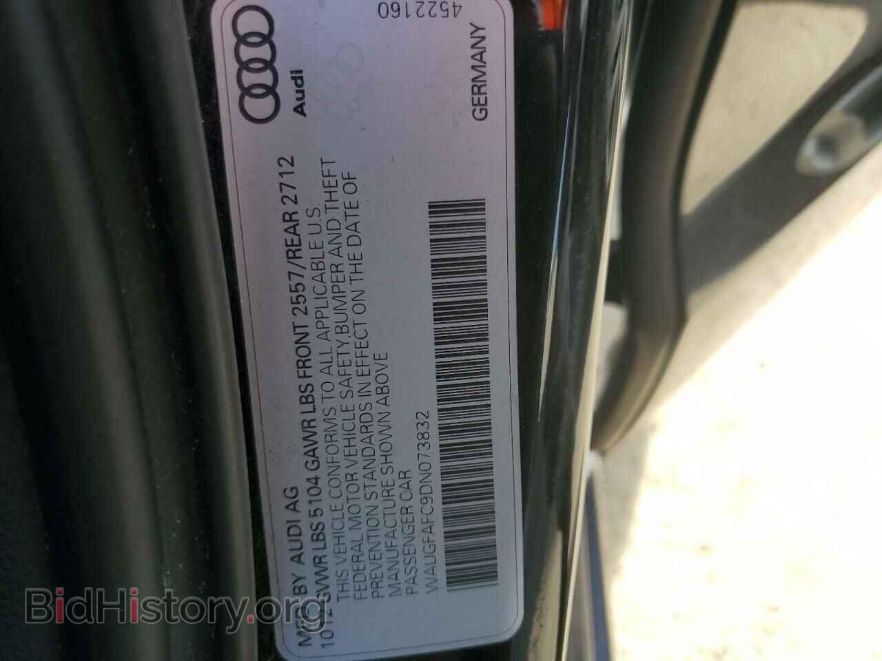 2013 AUDI A6 - VIN: WAUGFAFC9DN073832 - Photo 12