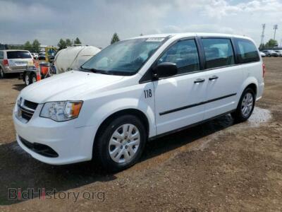 2015 Dodge CARAVAN SE, белый — VIN 2C4RDGBG7FR744644, Copart