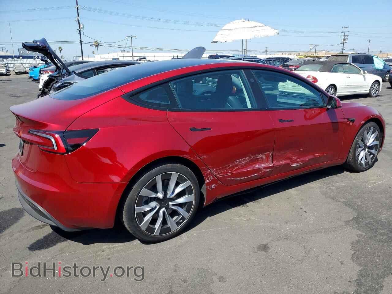 2024 TESLA MODEL 3 - VIN: 5YJ3E1EA5RF725095 - Фото 3