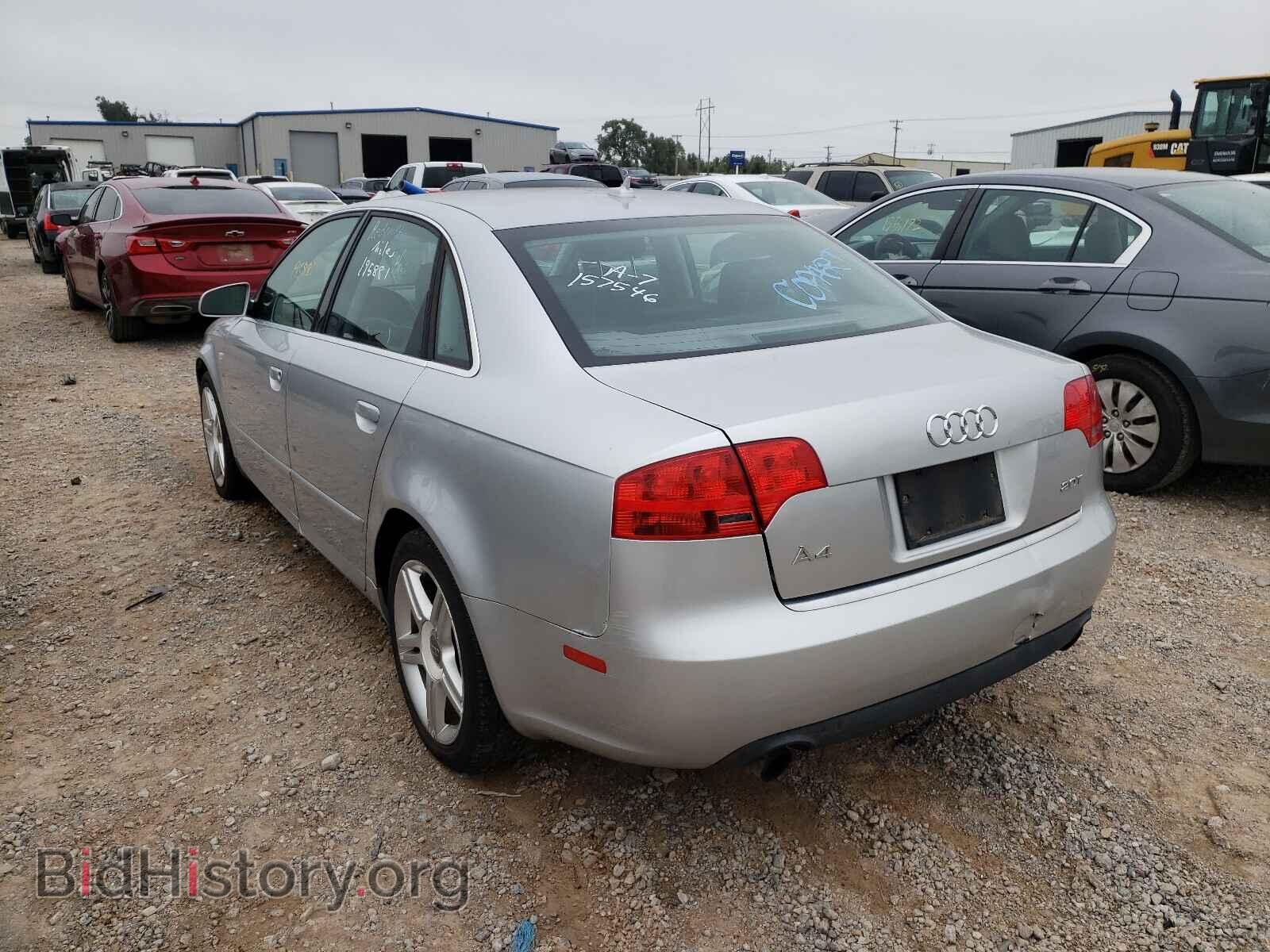 2007 AUDI A4 - VIN: WAUAF78E87A077034 - Фото 3