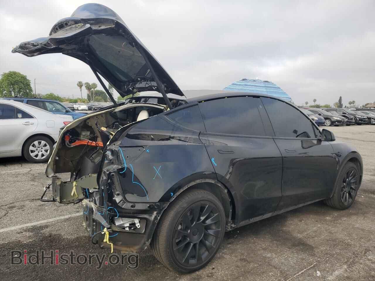 2021 TESLA MODEL Y - VIN: 5YJYGDEE9MF222392 - Фото 3