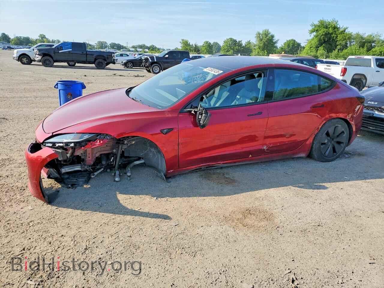 Photo LRW3E7FA5RC090732 - TESLA MODEL 3 2024