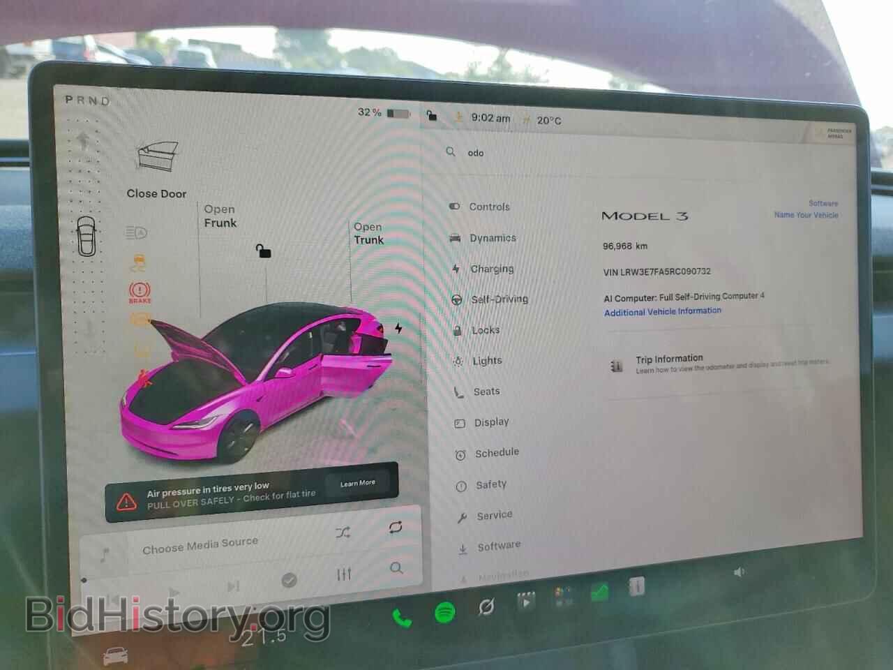 2024 TESLA MODEL 3 - VIN: LRW3E7FA5RC090732 - Photo 9