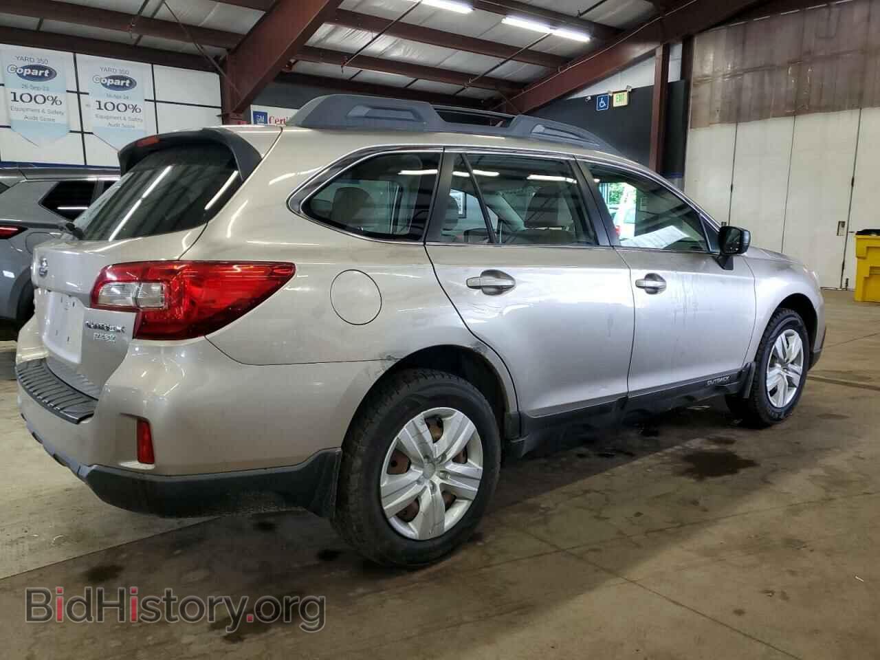 2016 SUBARU OUTBACK - VIN: 4S4BSAAC9G3205256 - Фото 3