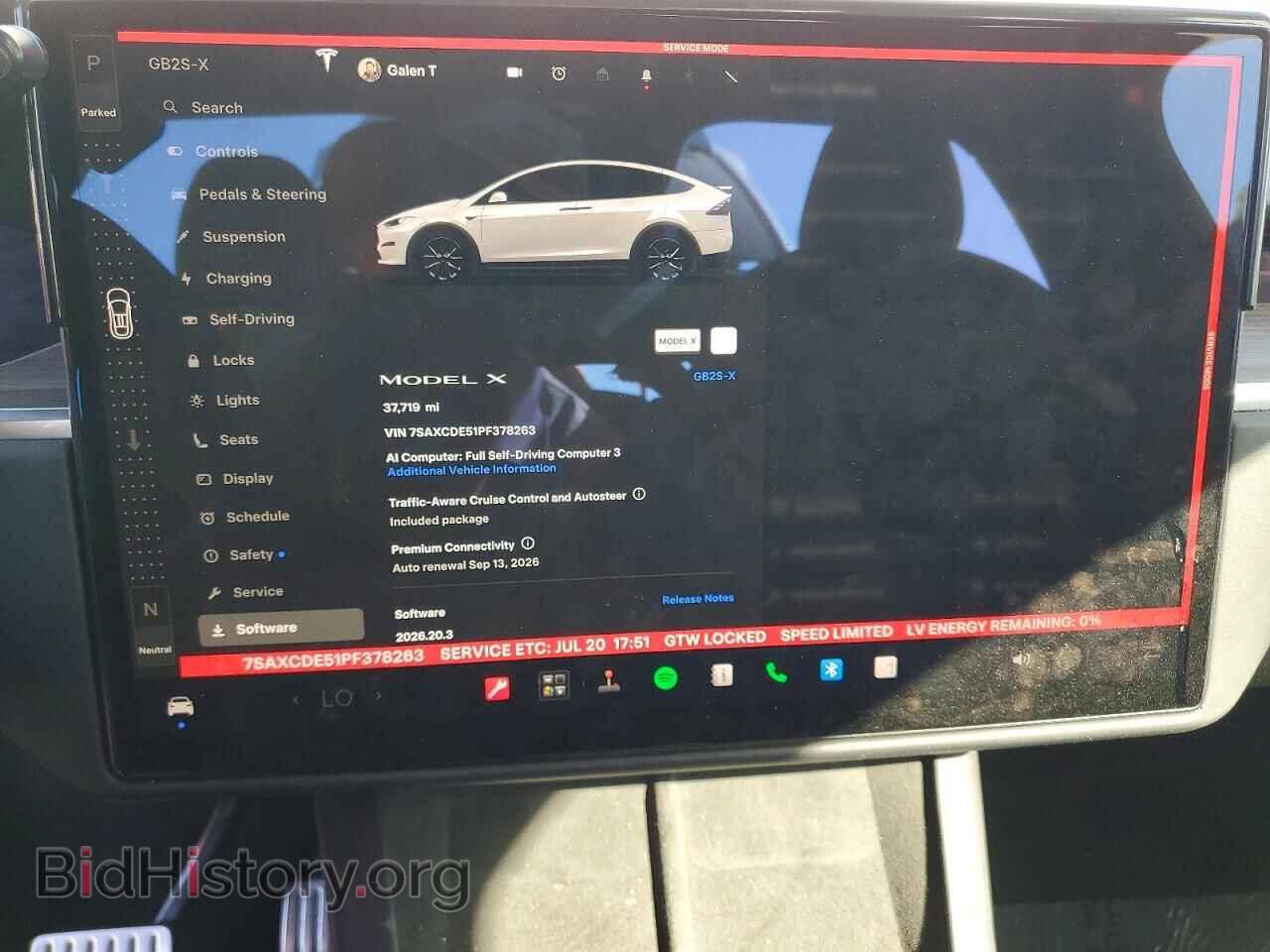 2023 TESLA MODEL X - VIN: 7SAXCDE51PF378263 - Photo 9