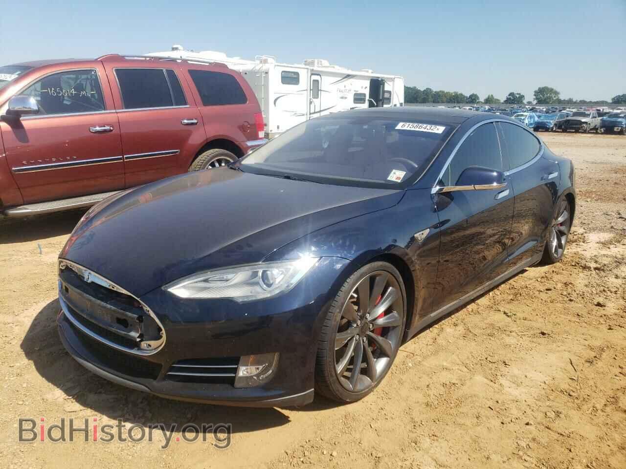2013 TESLA MODEL S - VIN: 5YJSA1DPXDFP04300 - Photo 2