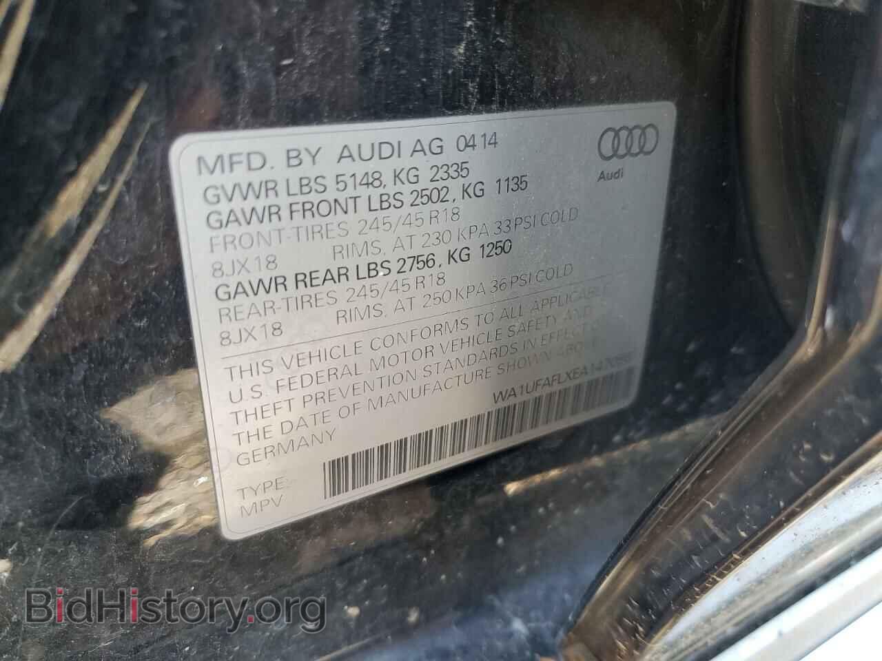2014 AUDI A4 - VIN: WA1UFAFLXEA147056 - Фото 13