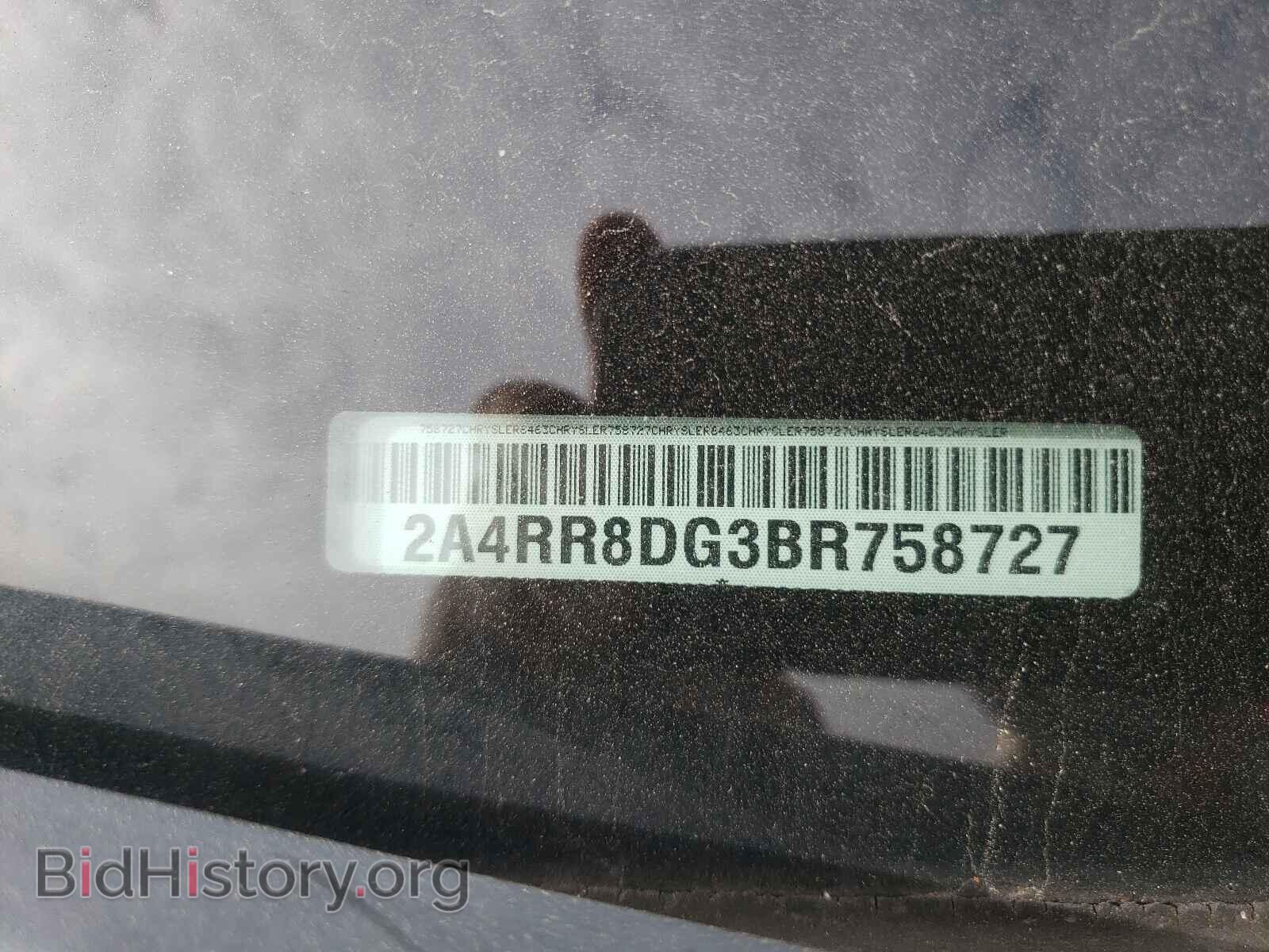 2011 CHRYSLER MINIVAN - VIN: 2A4RR8DG3BR758727 - Фото 10