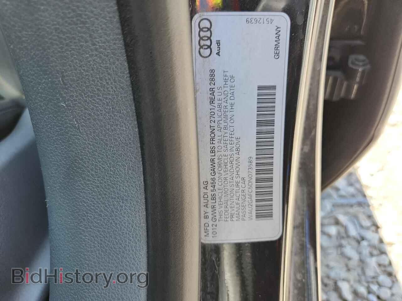 2013 AUDI A7 - VIN: WAU2GAFC5DN073589 - Фото 13
