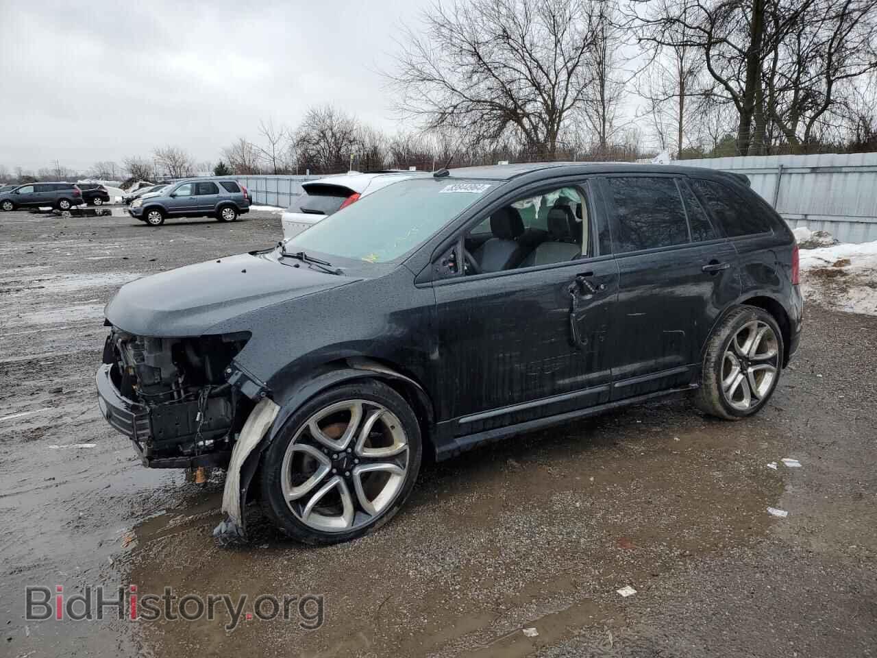 2013 Ford EDGE Sport (VIN 2FMDK4AK2DBE04372) — photo 1 of 13, Copart, damage: front end