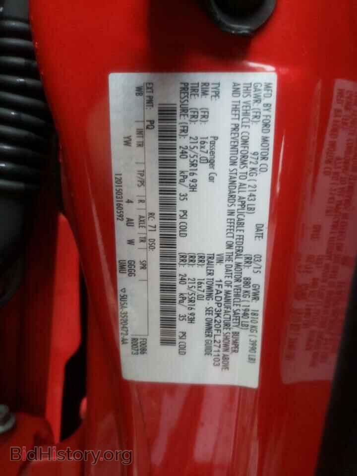 2015 FORD FOCUS - VIN: 1FADP3K20FL271103 - Photo 12