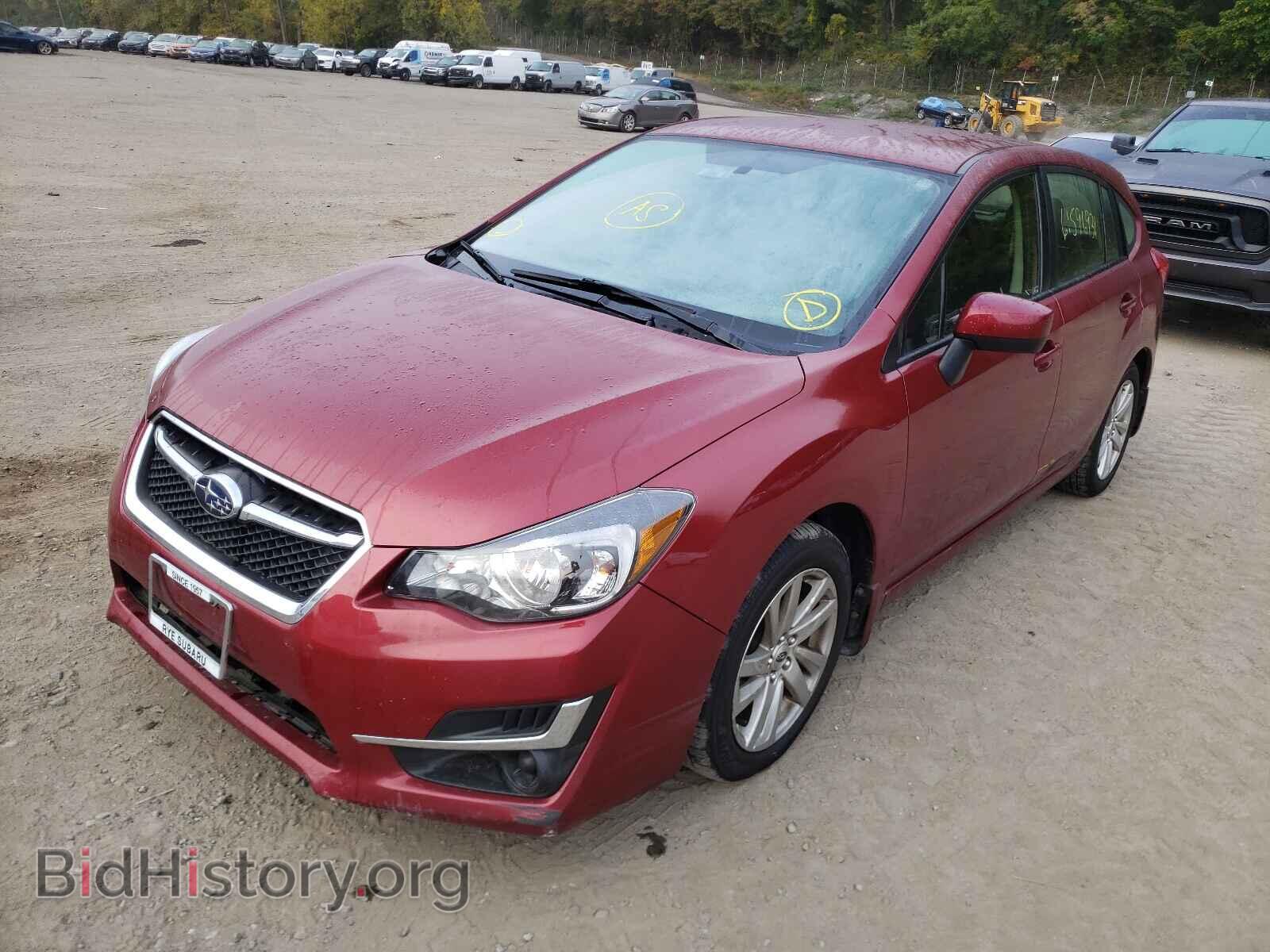 2016 SUBARU IMPREZA - VIN: JF1GPAB63G8227380 - Фото 2