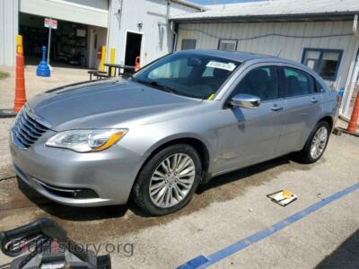 2013 Chrysler 200 Limited, silver — VIN 1C3CCBCG2DN510453, Copart