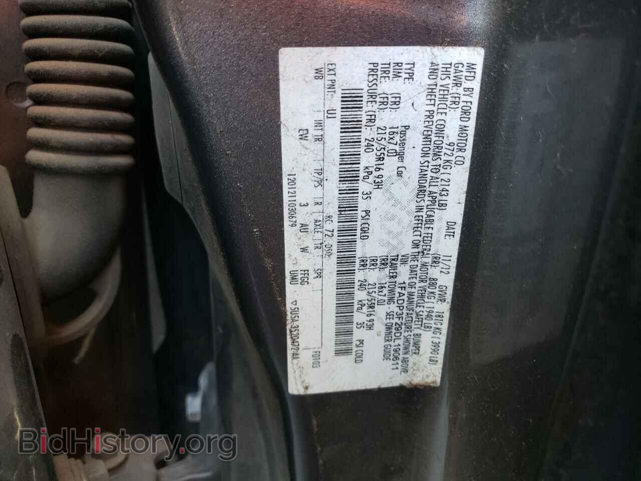 2013 FORD FOCUS - VIN: 1FADP3F29DL190611 - Фото 13