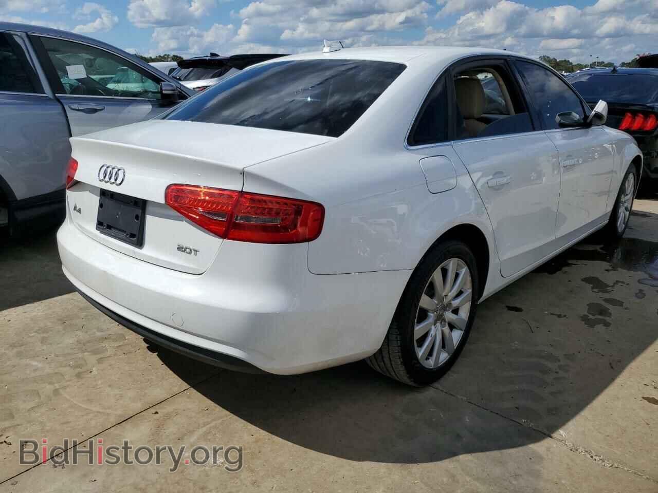 2013 AUDI A4 - VIN: WAUAFAFL3DN008741 - Фото 4