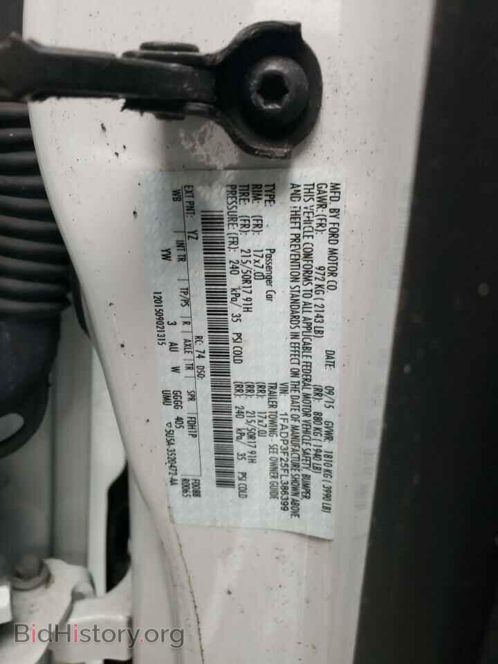 2015 FORD FOCUS - VIN: 1FADP3F25FL386399 - Фото 10