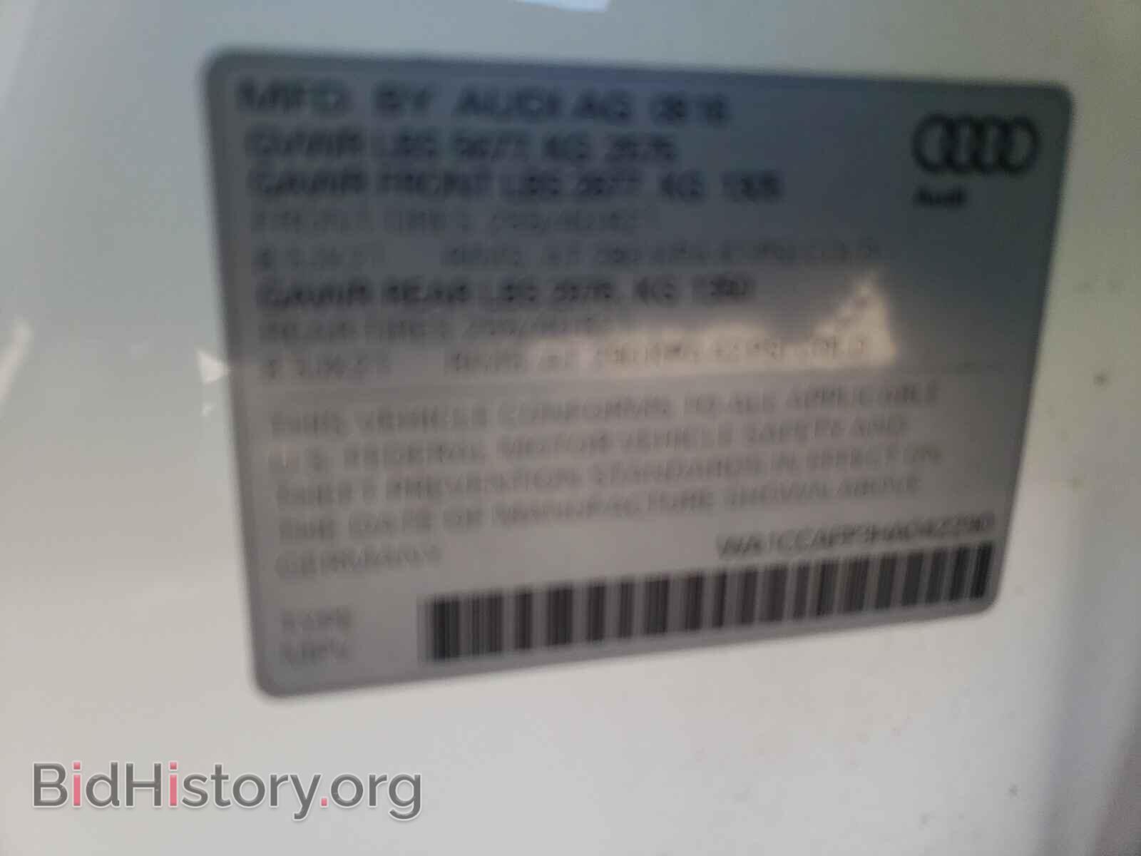 2017 AUDI SQ5 - VIN: WA1CCAFP3HA042290 - Photo 10