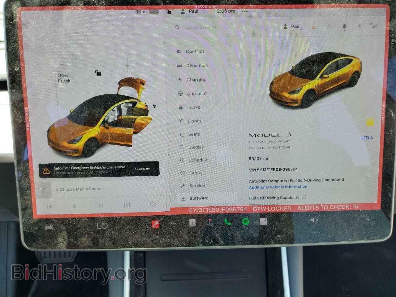 2018 TESLA MODEL 3 - VIN: 5YJ3E1EB0JF096794 - Фото 9