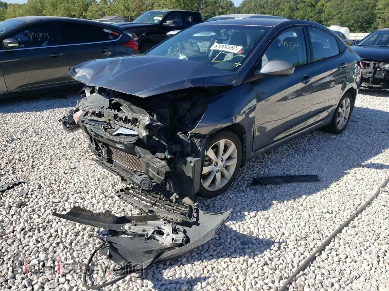2013 HYUNDAI ACCENT - VIN: KMHCU4AE2DU349271 - Фото 2