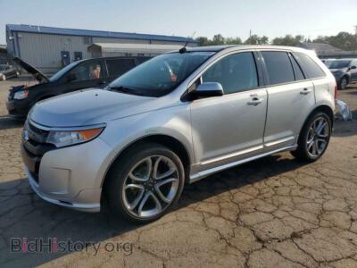 2013 Ford EDGE Sport, silver — VIN 2FMDK4AK0DBE30324, Copart