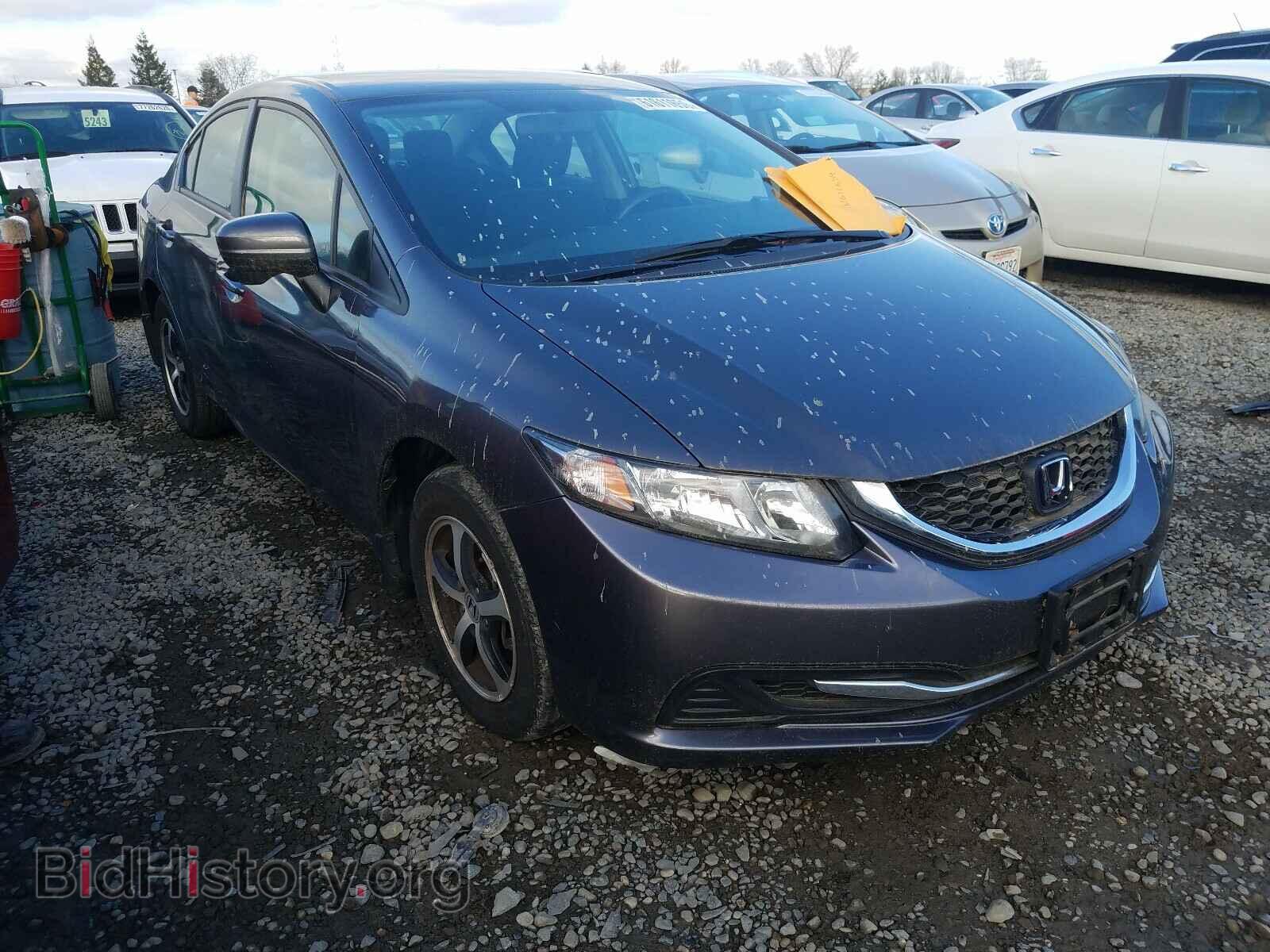 2015 Honda CIVIC Civic SE (VIN 19XFB2F74FE263208) — фото 1 из 10, Copart, повреждение: бок