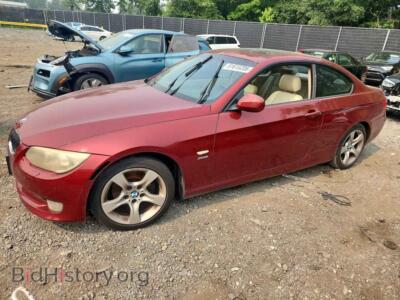 2011 BMW 3 SERIES XI, бордовый — VIN WBAKF3C53BE566625, Copart