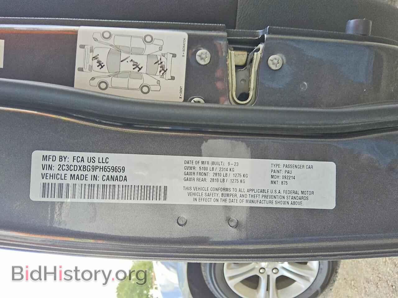 2023 DODGE CHARGER - VIN: 2C3CDXBG9PH659659 - Фото 12