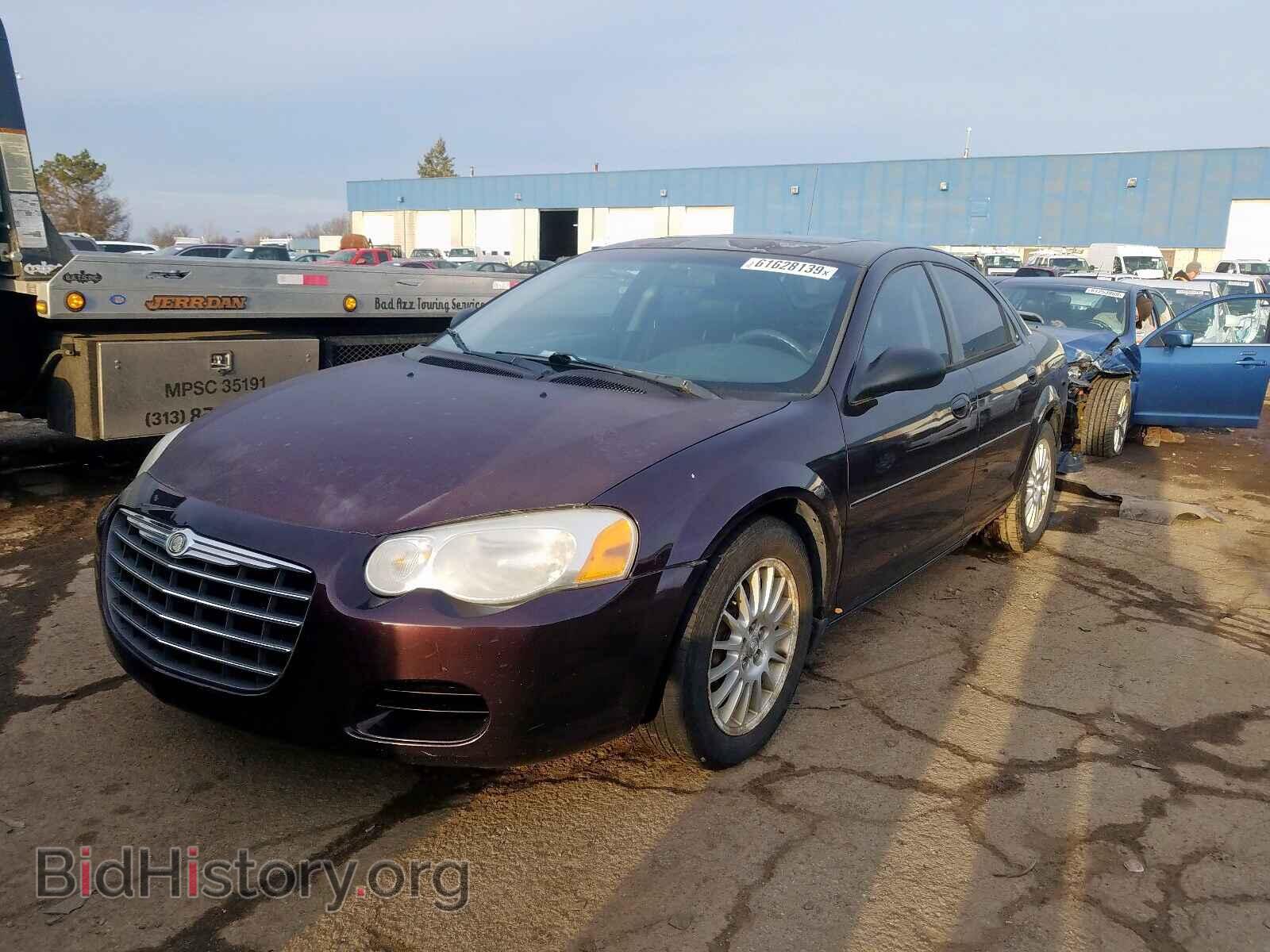 2004 CHRYSLER SEBRING - VIN: 1C3EL46X84N408266 - Фото 2