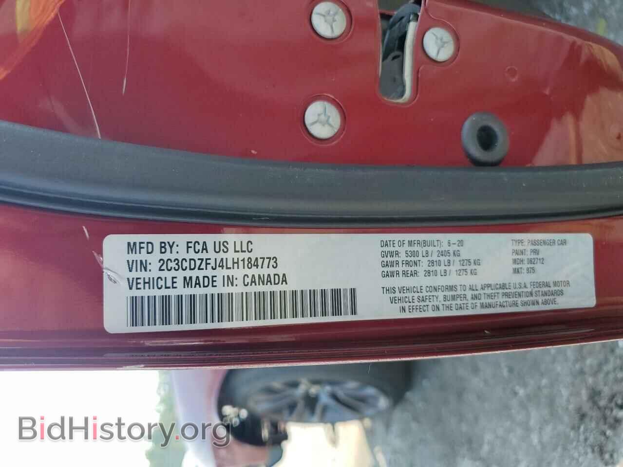 2020 DODGE CHALLENGER - VIN: 2C3CDZFJ4LH184773 - Фото 12