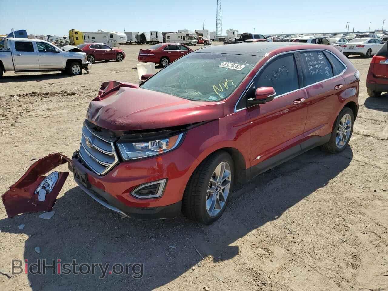 2017 FORD EDGE - VIN: 2FMPK3K85HBB51922 - Фото 2