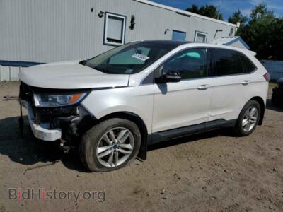 2016 Ford EDGE SEL, white — VIN 2FMPK4J88GBC39028, Copart