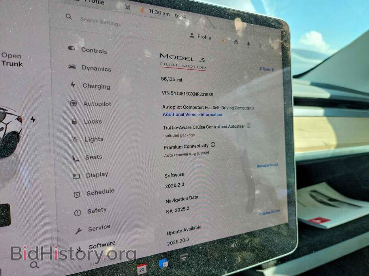 2022 TESLA MODEL 3 - VIN: 5YJ3E1ECXNF231939 - Photo 9