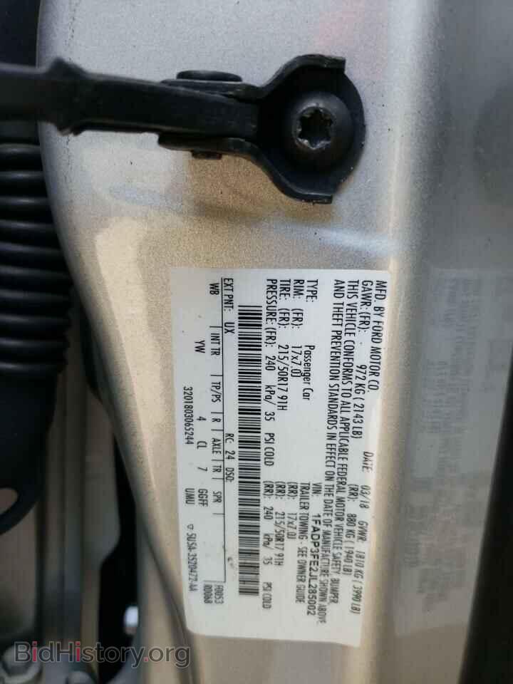 2018 FORD FOCUS - VIN: 1FADP3FE2JL285002 - Фото 12