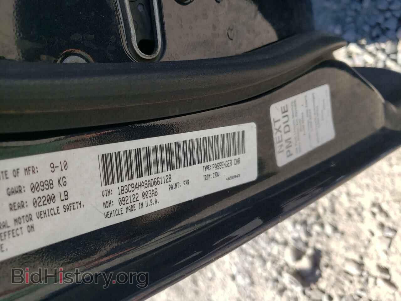 2010 DODGE CALIBER - VIN: 1B3CB4HA9AD661128 - Фото 10