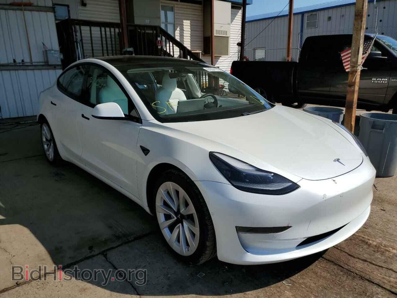Photo 5YJ3E1EA1MF019332 - TESLA MODEL 3 2021