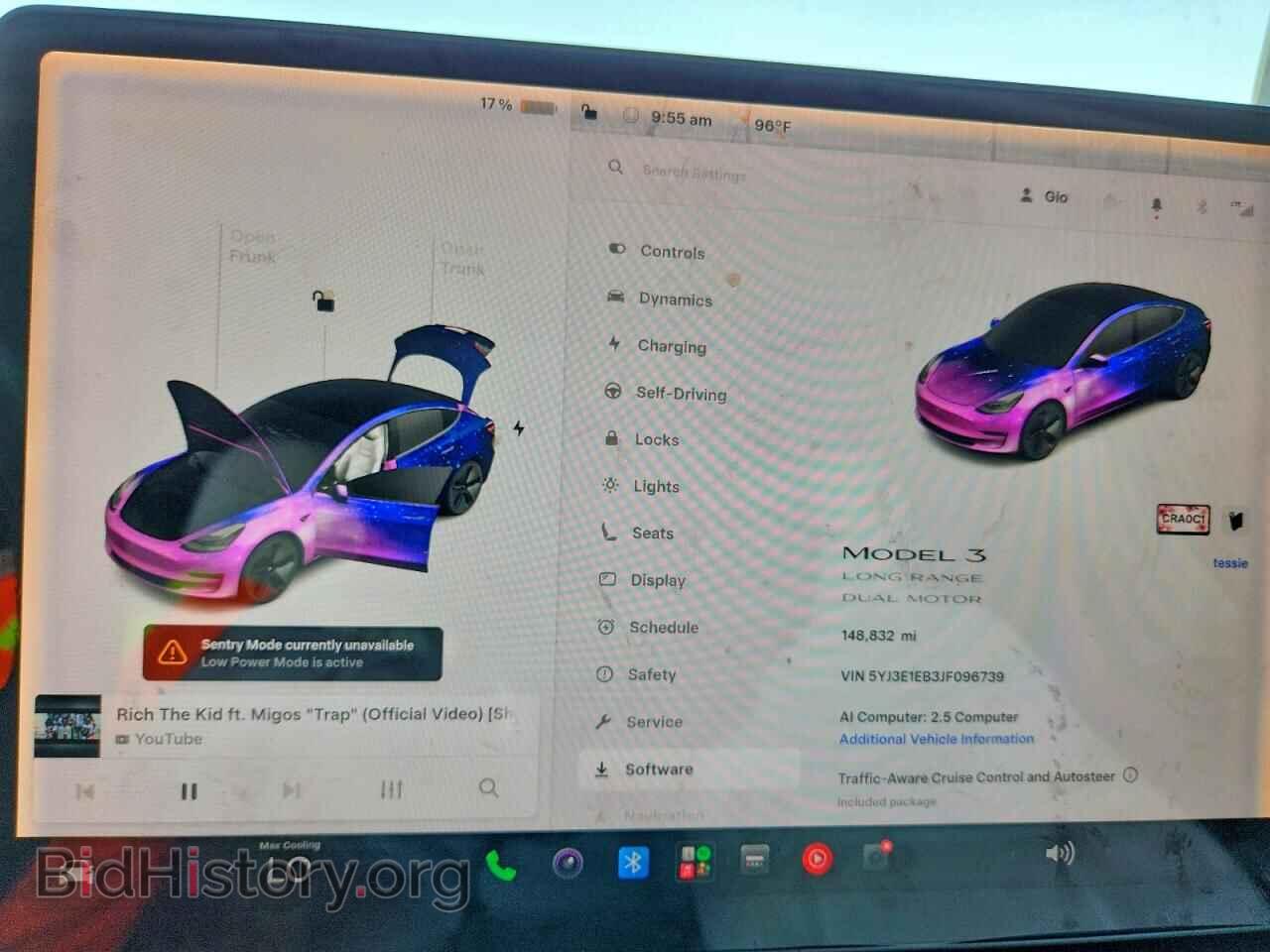 2018 TESLA MODEL 3 - VIN: 5YJ3E1EB3JF096739 - Photo 9