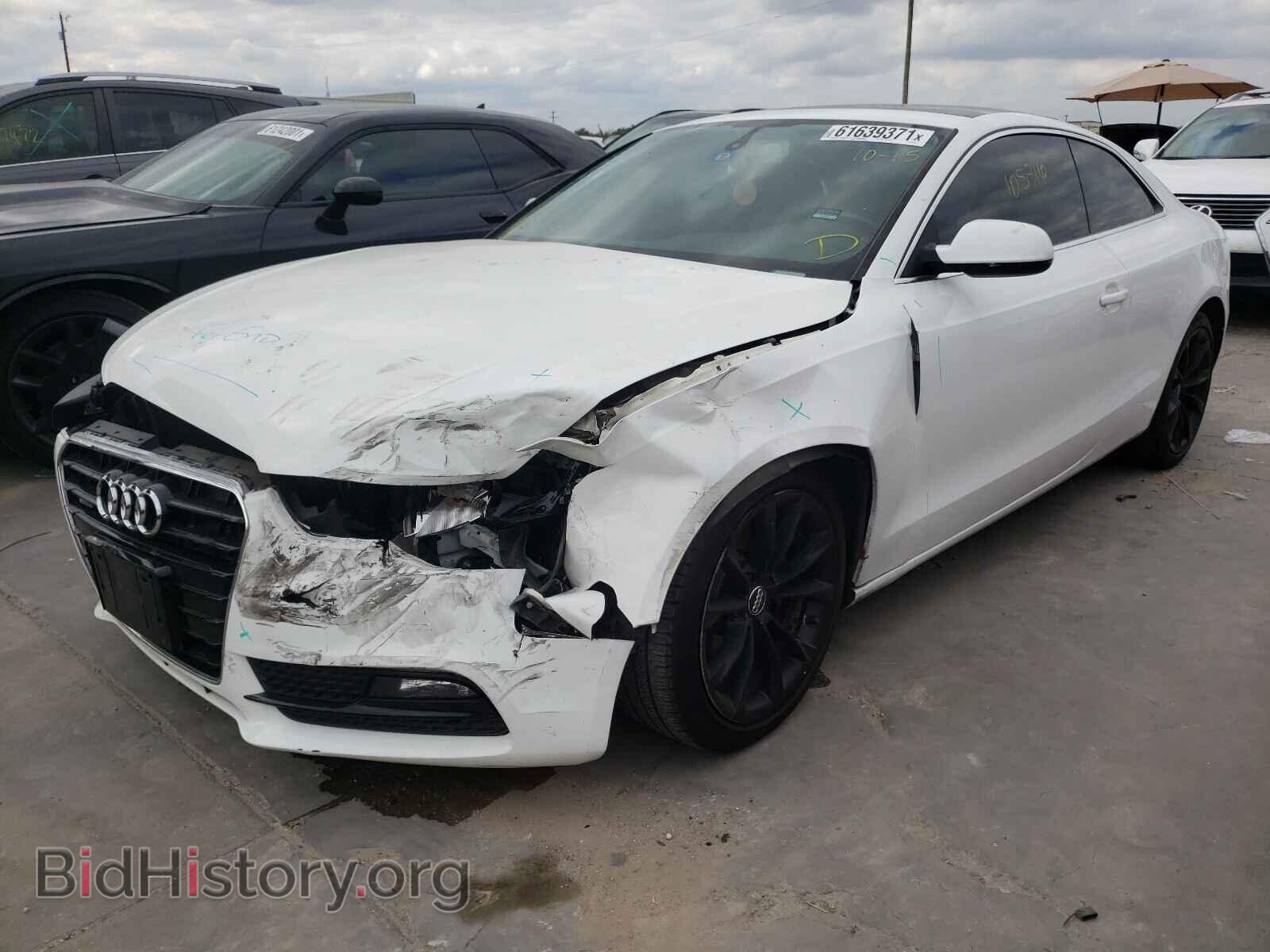 2014 AUDI A5 - VIN: WAUCFAFR7EA007579 - Фото 2