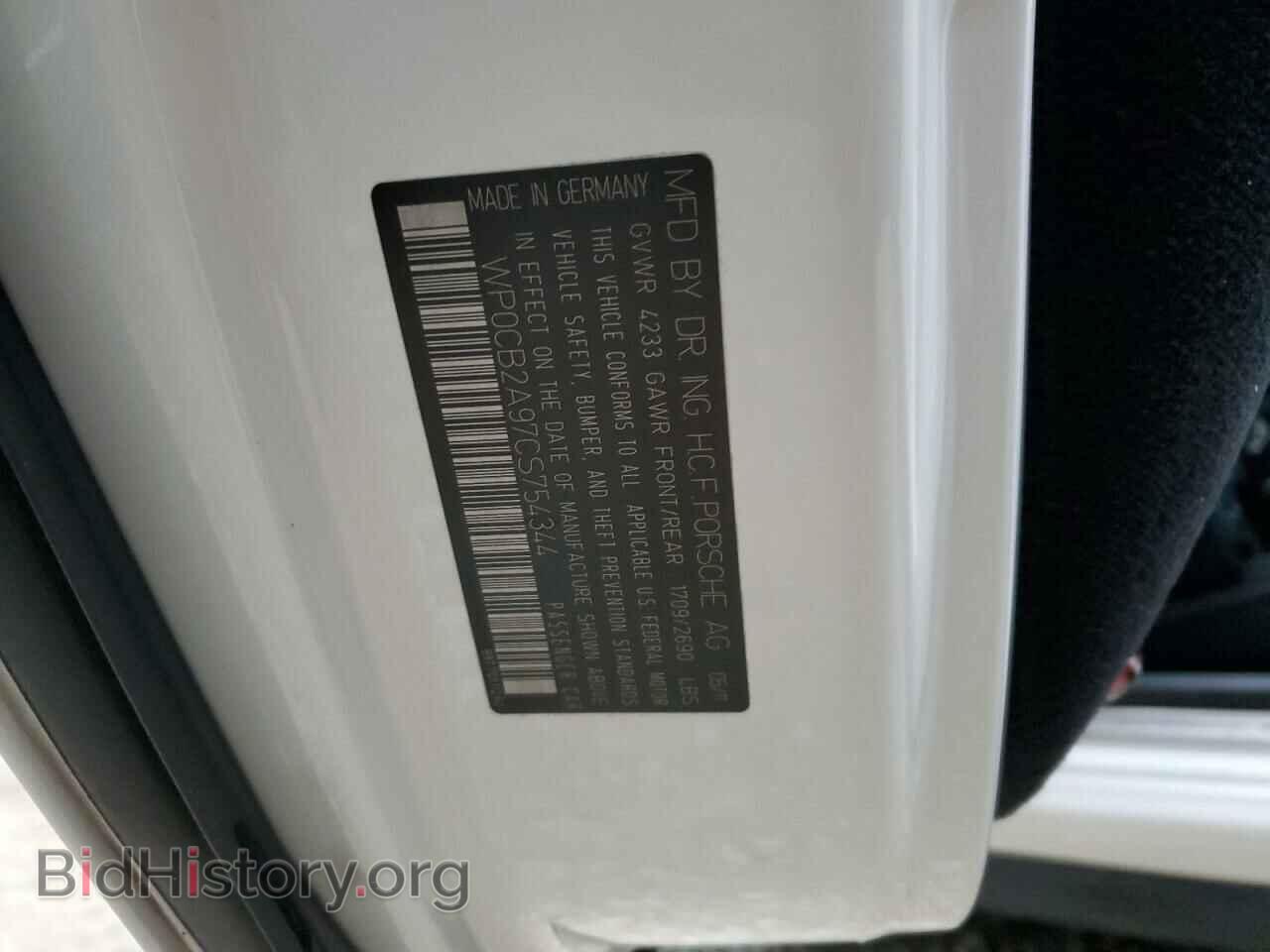 2012 PORSCHE 911 - VIN: WP0CB2A97CS754344 - Фото 10