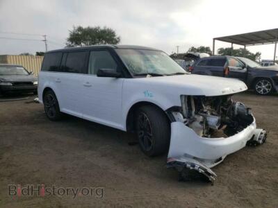 2014 Ford FLEX Flex SEL, white — VIN 2FMGK5C88EBD43986, Copart