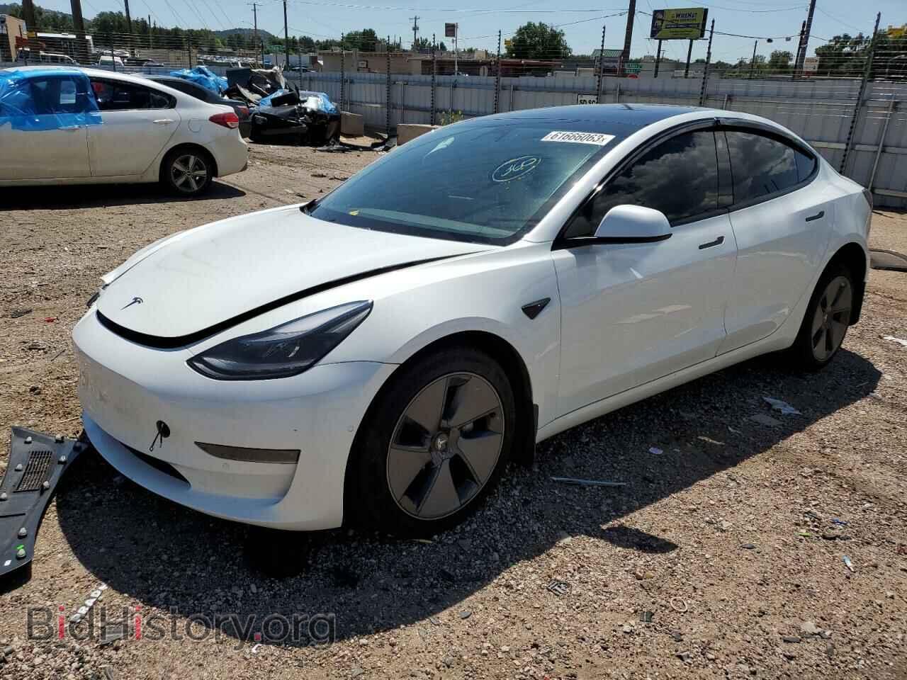 Photo 5YJ3E1EA4MF871478 - TESLA MODEL 3 2021