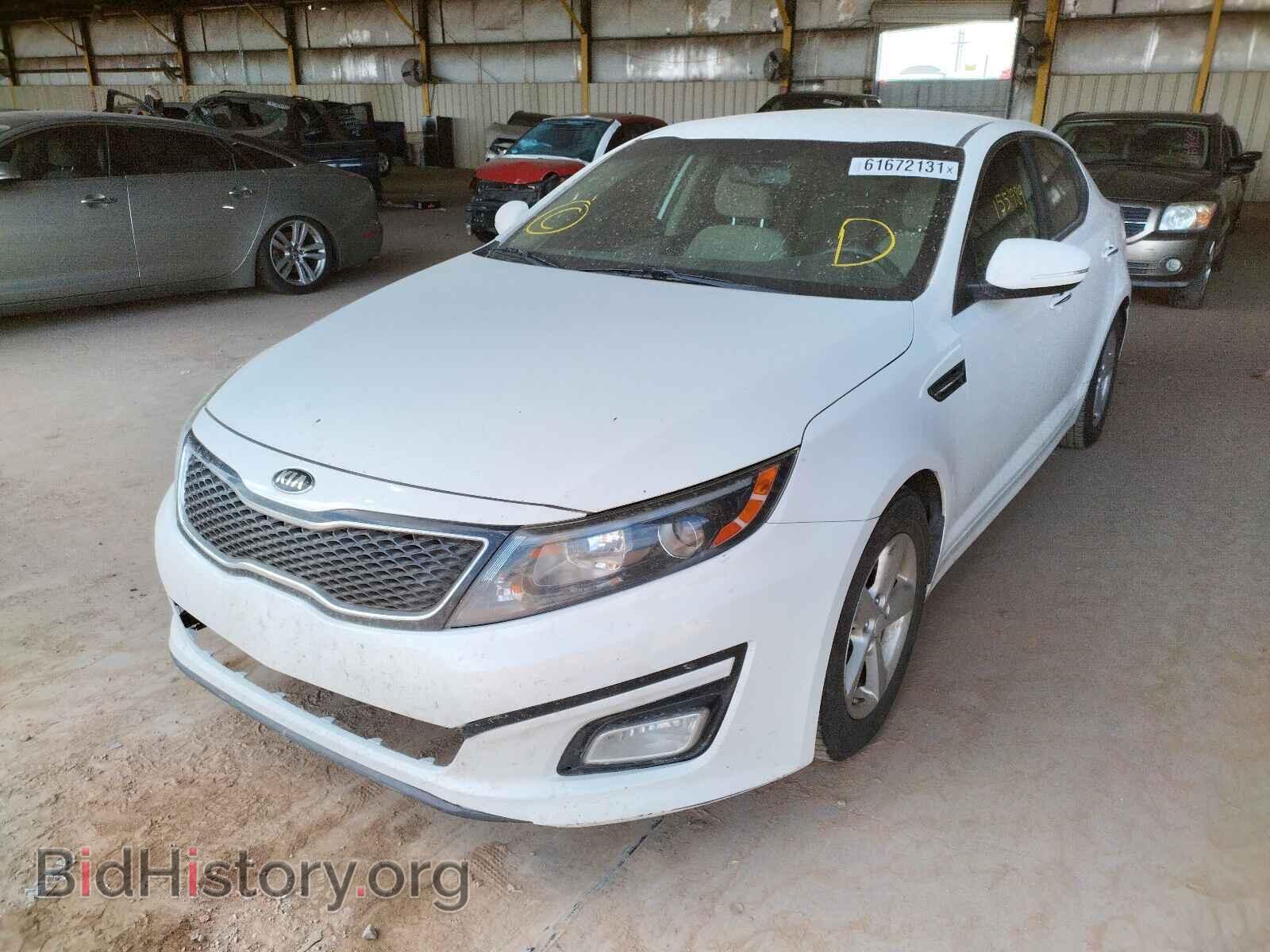 2015 KIA OPTIMA - VIN: 5XXGM4A72FG473413 - Фото 2