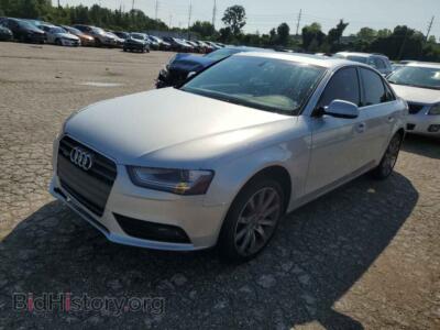 2013 Audi A4 Premium Plus, серебристый — VIN WAUFFAFL1DN038813, Copart