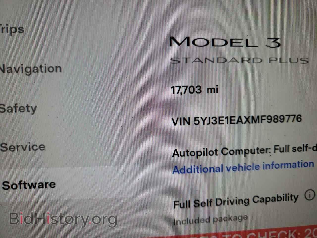 2021 TESLA MODEL 3 - VIN: 5YJ3E1EAXMF989776 - Photo 8