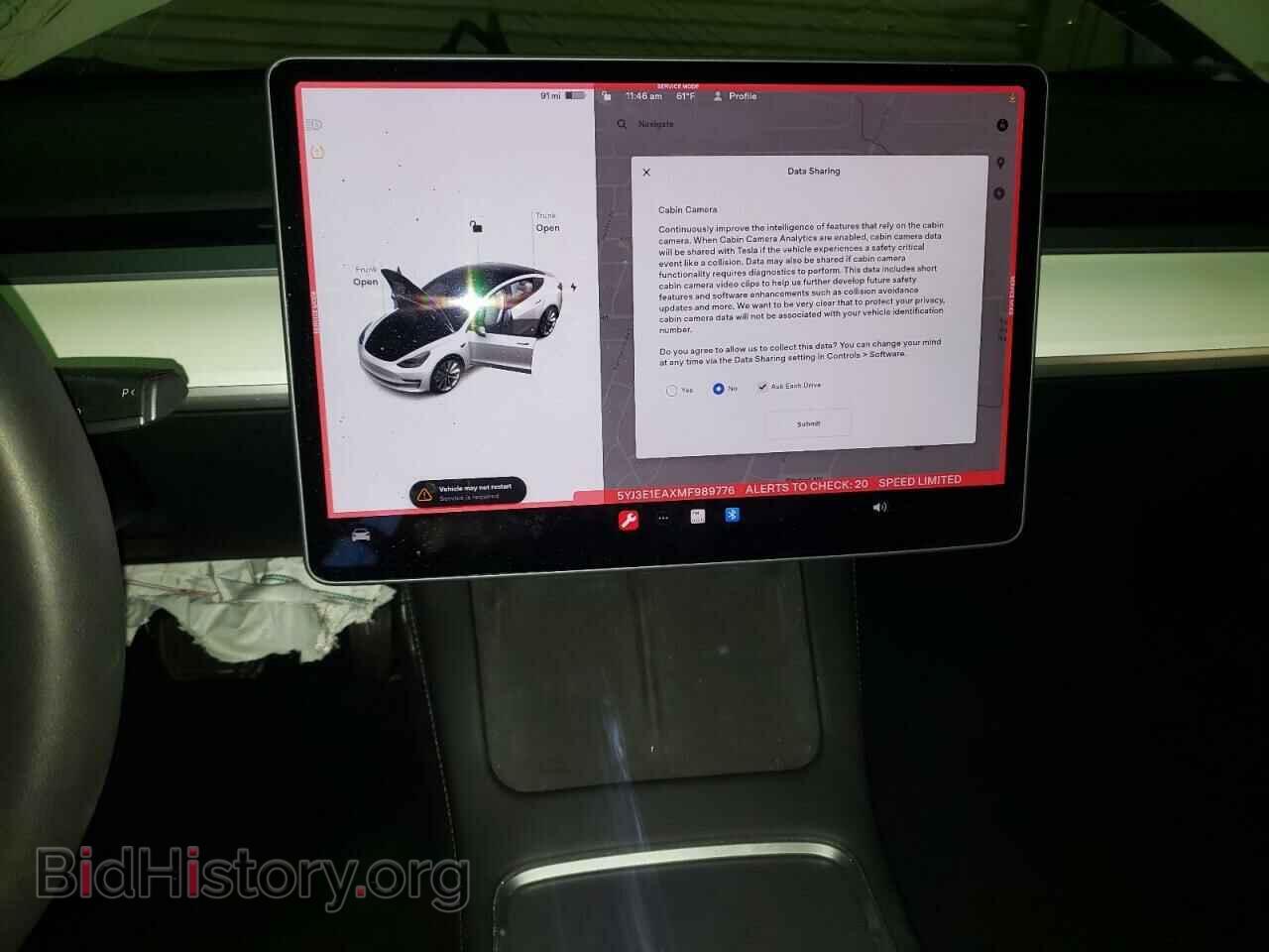 2021 TESLA MODEL 3 - VIN: 5YJ3E1EAXMF989776 - Photo 9