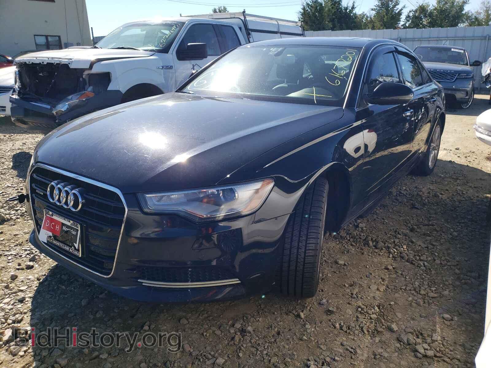 2013 AUDI A6 - VIN: WAUGFAFC9DN116257 - Фото 2