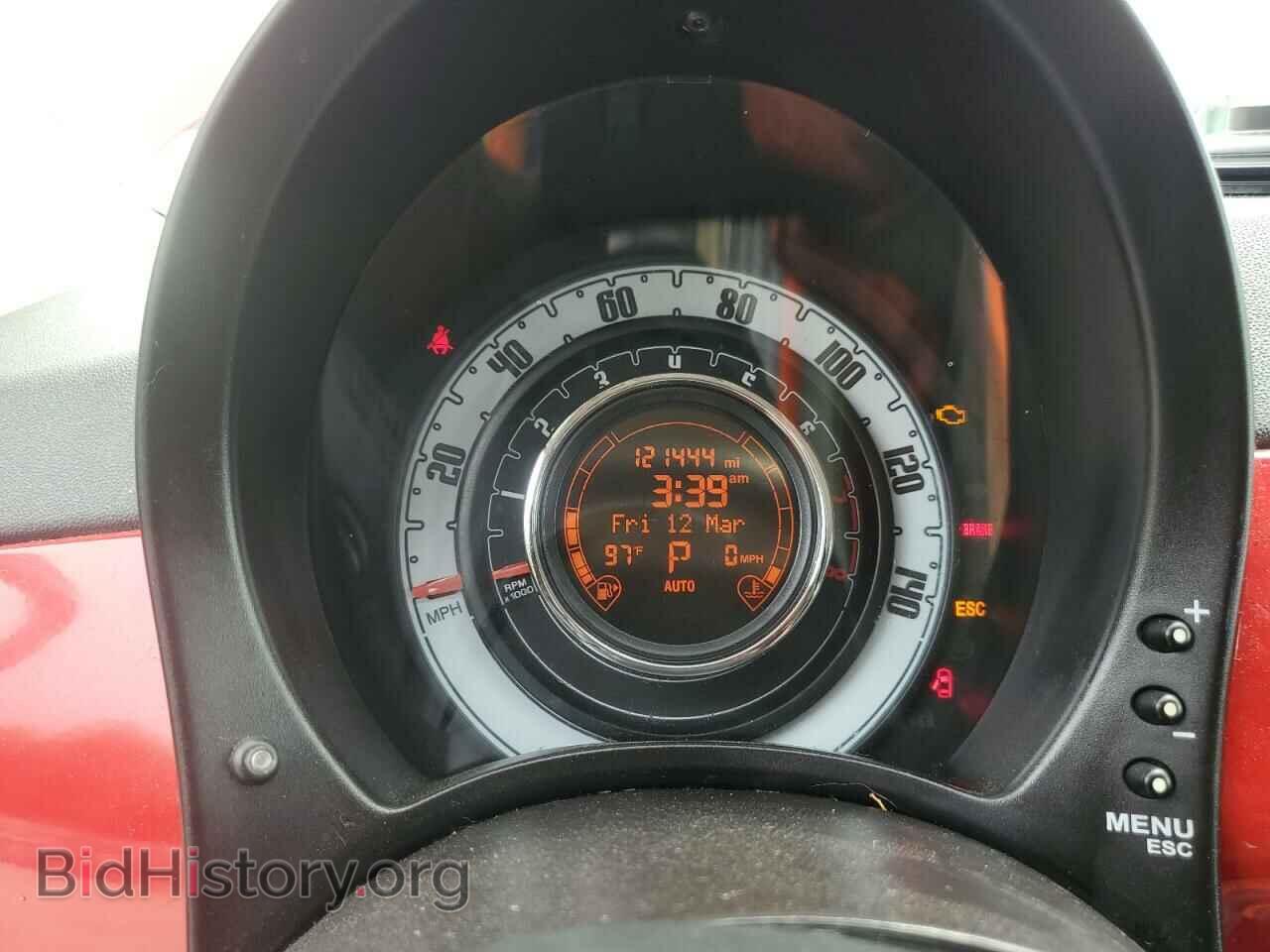 2012 FIAT 500 - VIN: 3C3CFFAR3CT200412 - Фото 9